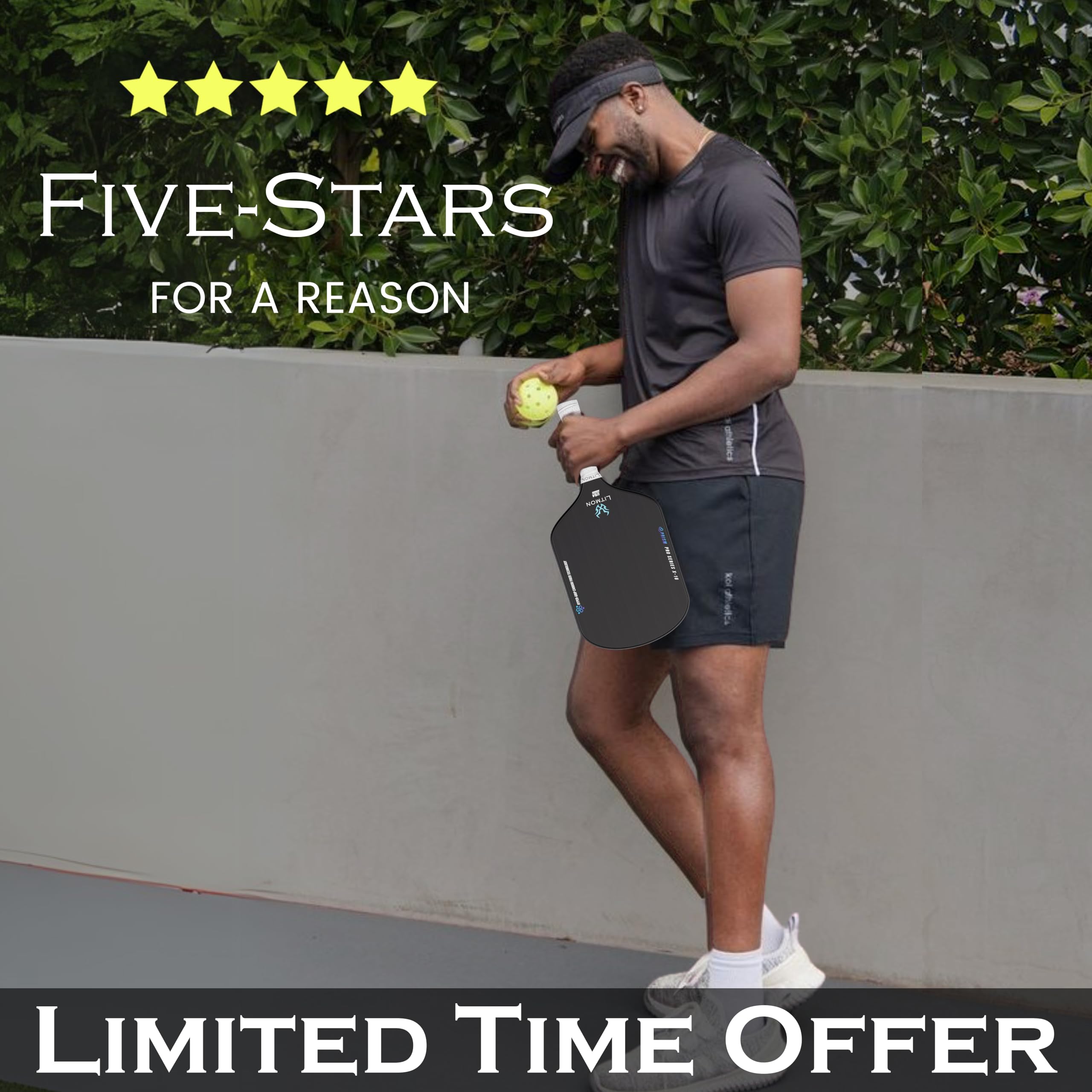 Amazon | カーボンファイバーピックルボールパドル – USAPA承認、16mm